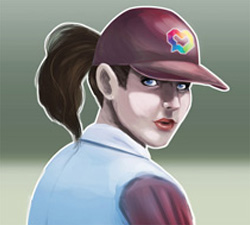 baseball pitcher headshot