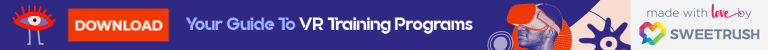 VR training programs banner