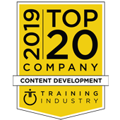 Training Industry Top 20 Content Development Company 2019 Training Industry Top 20 Content Development Company 2019