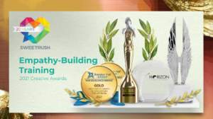 SweetRush Wins Five Platinum and Gold Awards for Empathy-Building Training