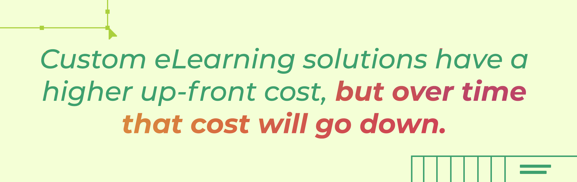 Custom eLearning solutions