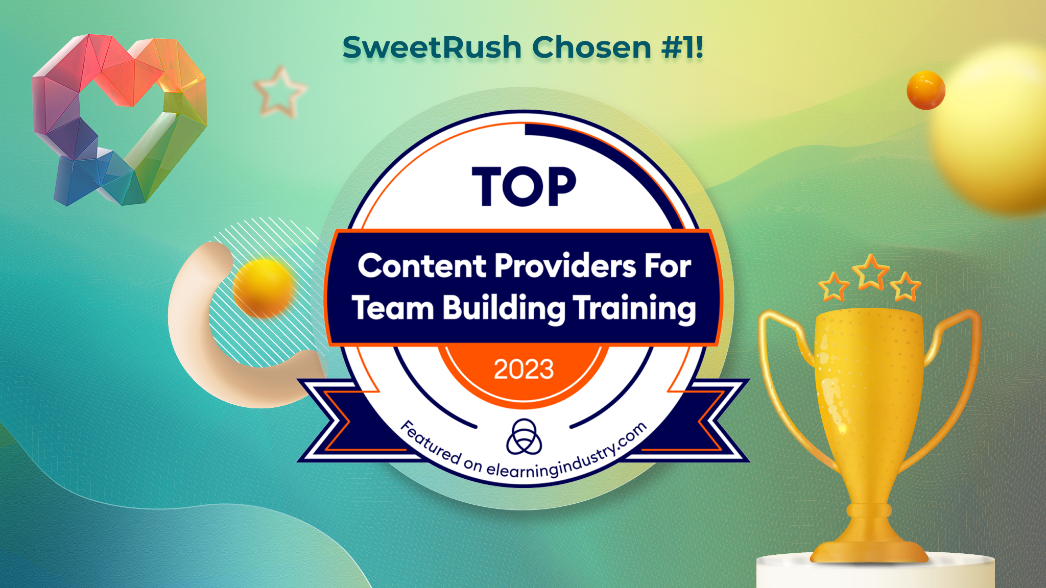SweetRush named No. 1 Content Provider for Team Building Training