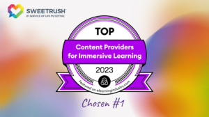 SweetRush Named No. 1 Content Provider for Immersive Learning for Second Consecutive Year