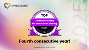 SweetRush Celebrates 4th Year as eLearning Industry’s No. 1 Immersive Learning Provider